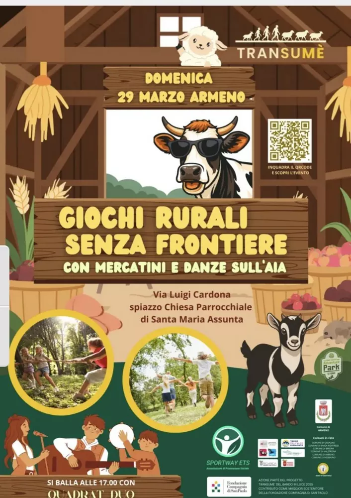 Giochi Rurali Senza Frontiere 2026 – Armeno (NO)