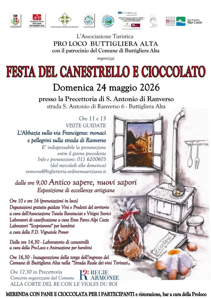Festa del Canestrello e Cioccolato 2026 – Buttigliera Alta (TO)