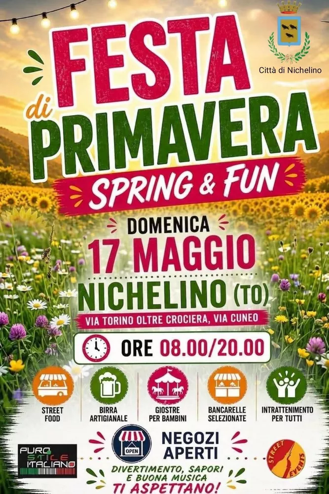 Festa di Primavera Spring & Fun 2026 – Nichelino (TO)