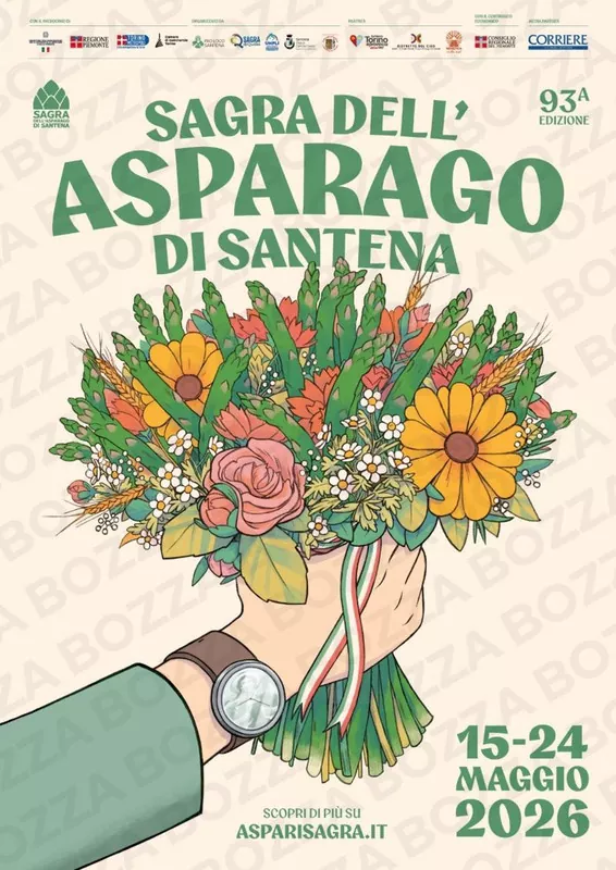 93ª Sagra dell’Asparago di Santena 2026 – Santena (TO)