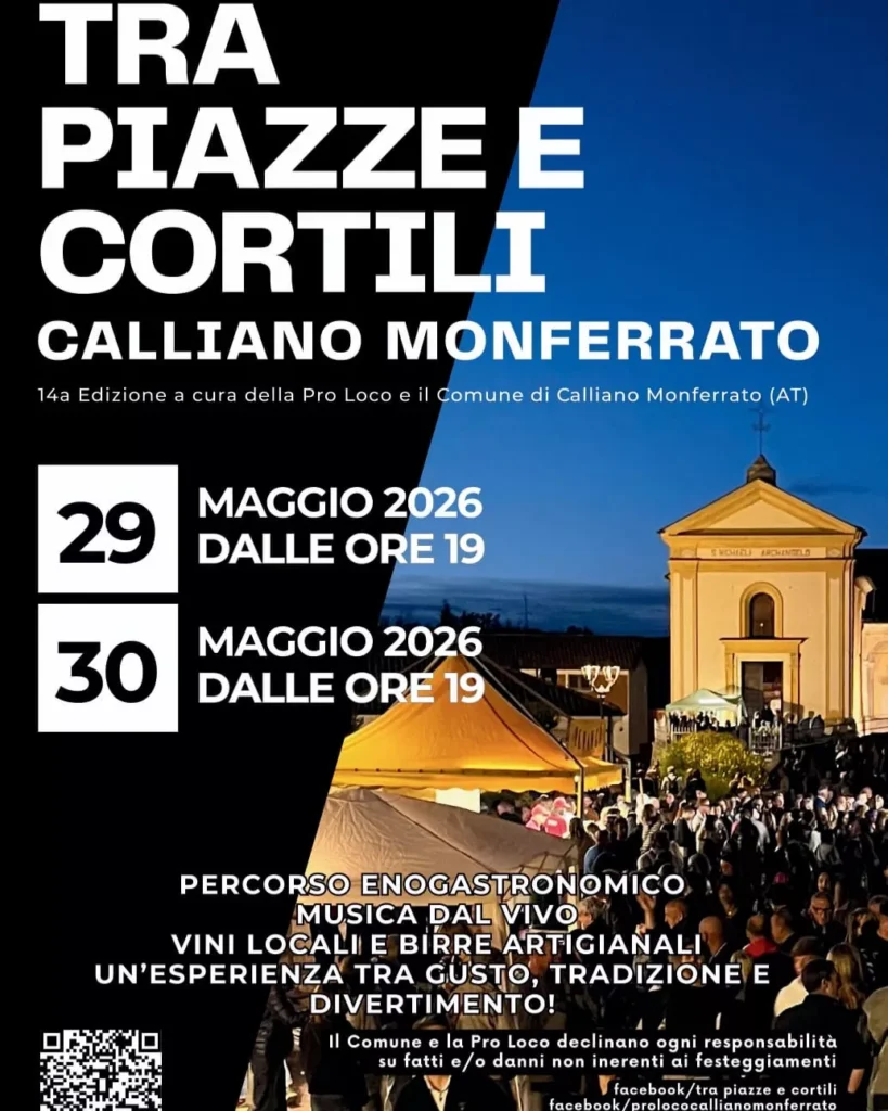 Tra Piazze e Cortili 2026 – Calliano Monferrato (AT)