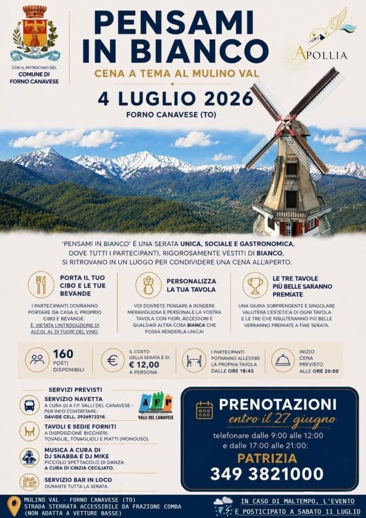 Pensami in Bianco 2026 – Forno Canavese (TO)
