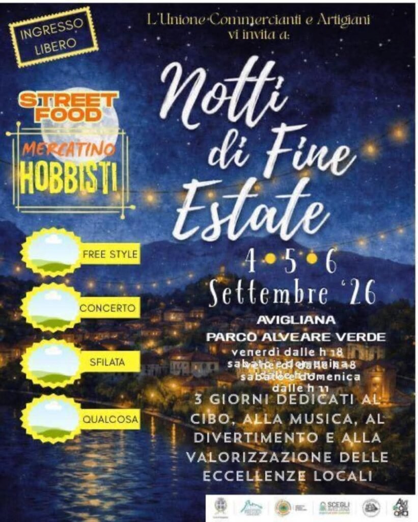 Notti di Fine Estate 2026 – Avigliana (TO)